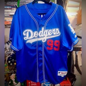 VNTG Nike MLB Los Angeles Dodgers Ramirez #99 Jersey PRISTINE AUTHENTIC SZ 52 !